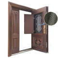 Luxury Carved Design Top Seller Western Country Like Anti-Theft Exterior Entrance Security Steel Door For Building Gate